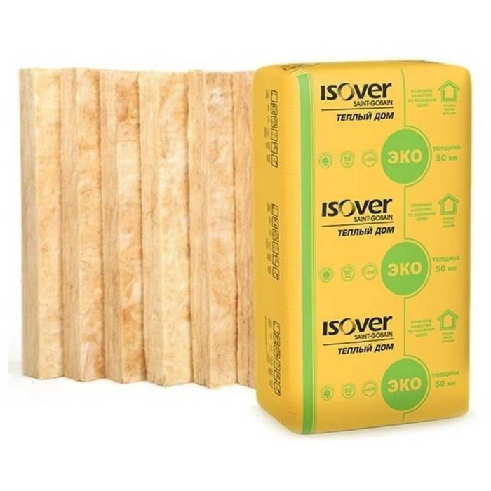 Утеплитель Isover Изовер Тёплый Дом Плита 50х610х1170 в Волосово